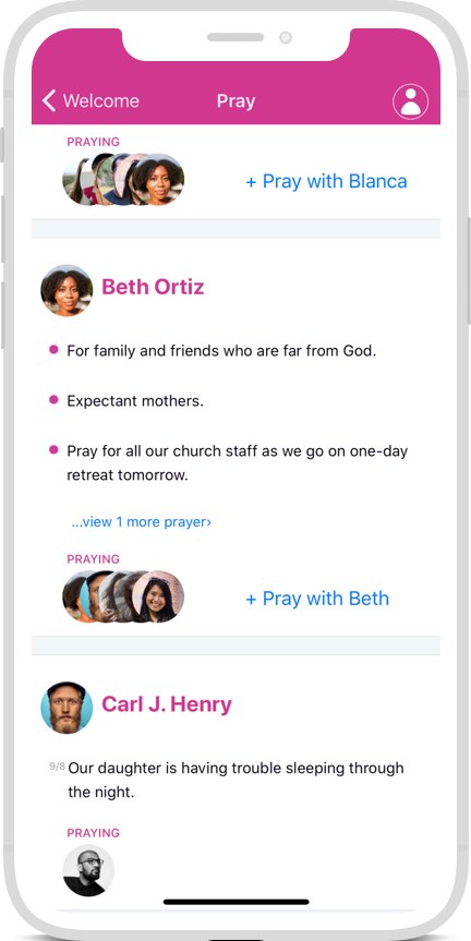 your church profile